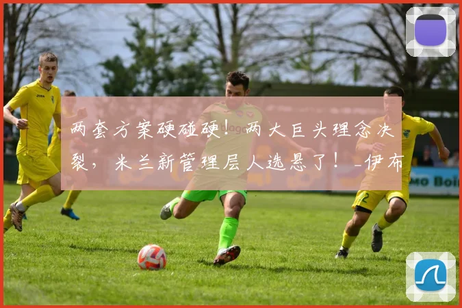 两套方案硬碰硬!两大巨头理念决裂,米兰新管理层人选悬了!_伊布_卡迪纳莱_尼克